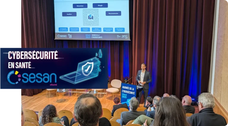 Conférence AB+ Software lors de la journée "Cybersécurité" organisée par le SESAN